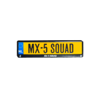 mx-5 squad plaathouder