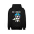 vest unisex zwart achterkant